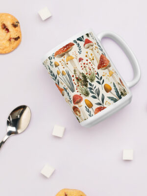 White Glossy Mug | Fungi