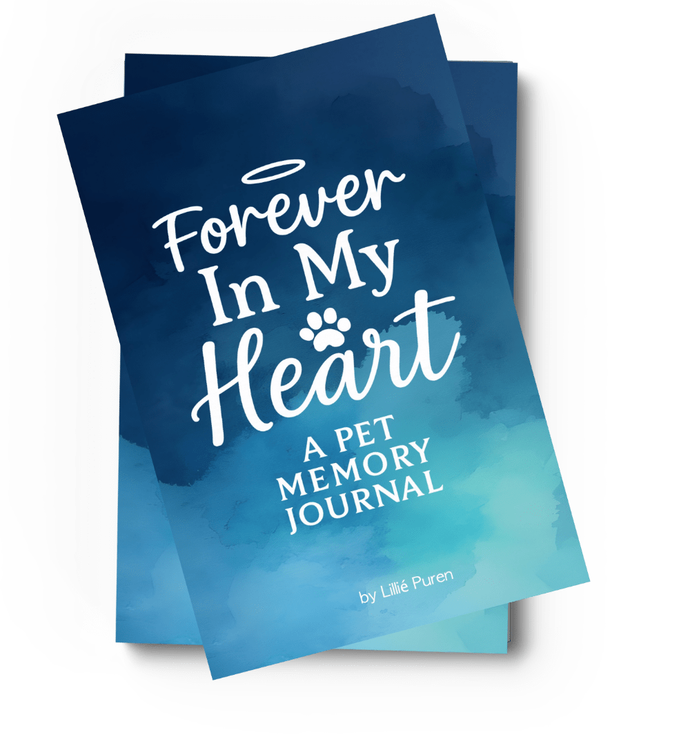 Forever In My Heart – A Pet Memory Journal for grieving pet owners to record memories, photos, and stories of their beloved dog or cat