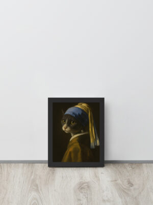 Famous Cat Framed Poster